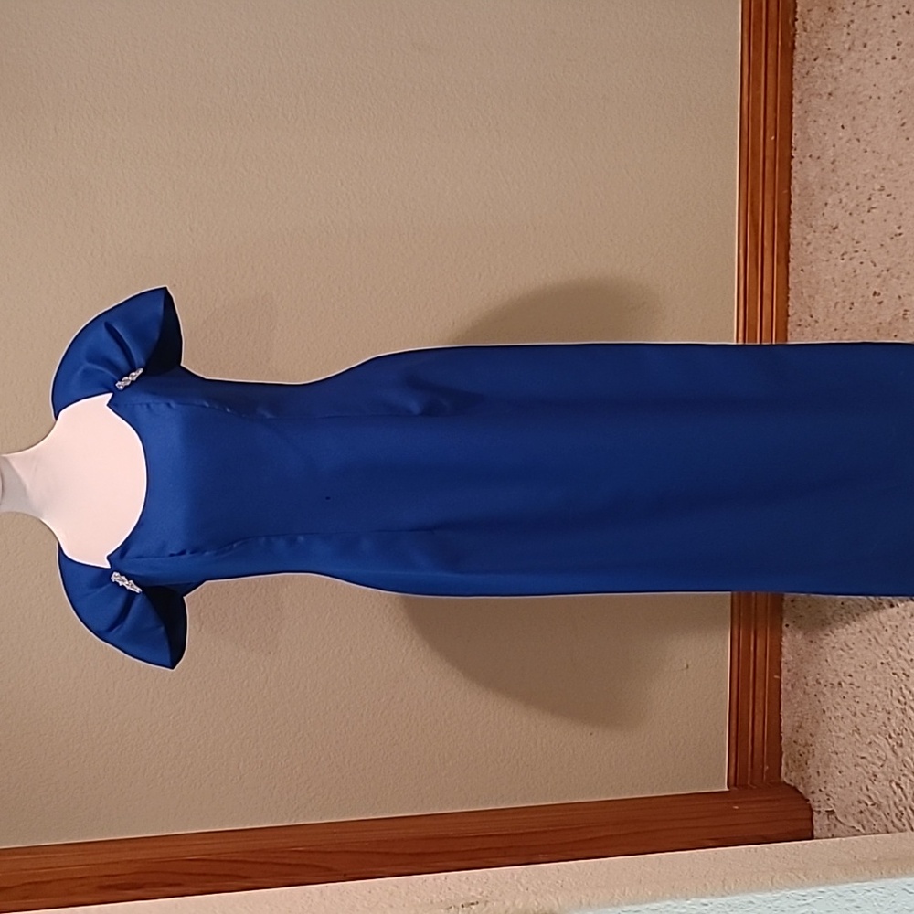 Royal Blue Maxi Formal Dress Size 12